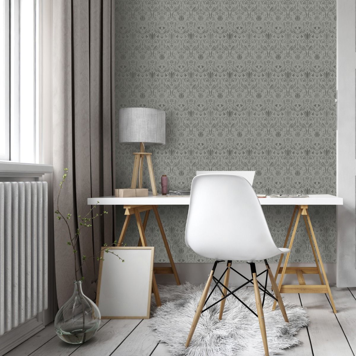 Floral Collage Wallpaper by Galerie (Blomstermala Collection)