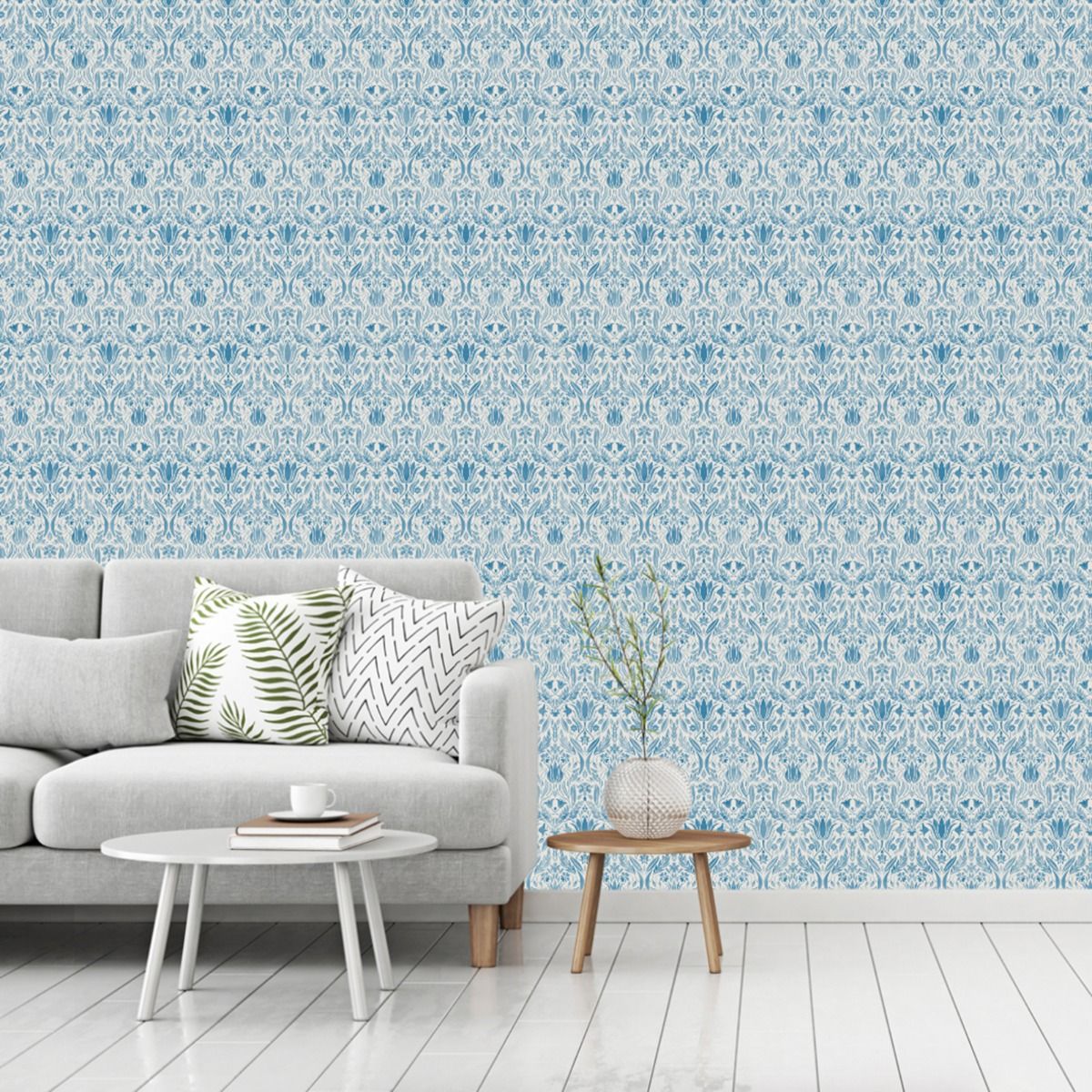 Floral Collage Wallpaper by Galerie (Blomstermala Collection)