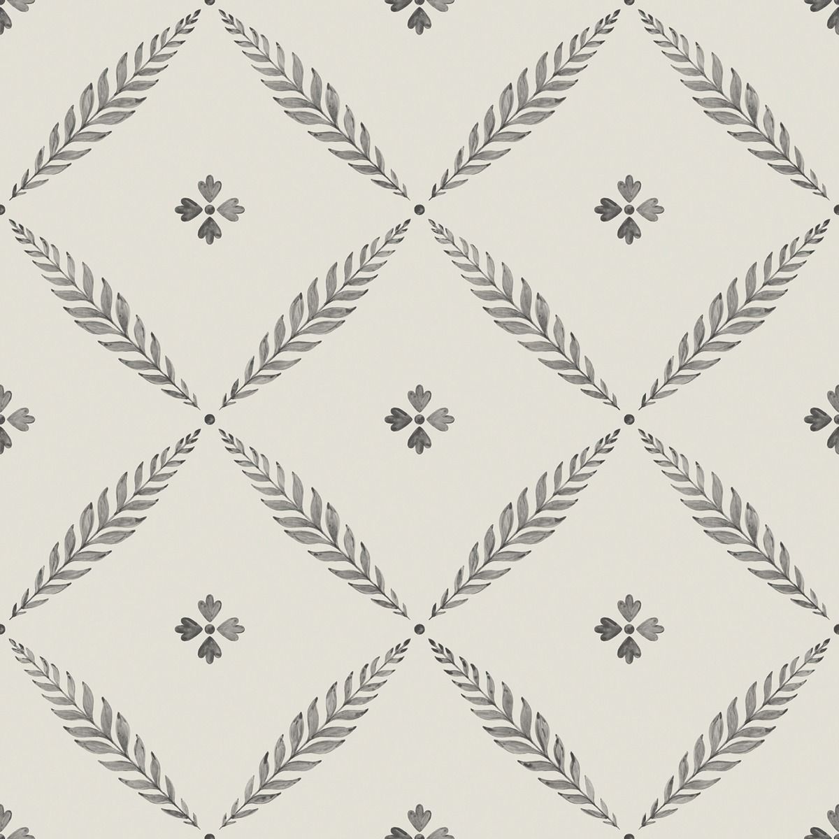 Leaf Trellis Wallpaper by Galerie (Blomstermala Collection)