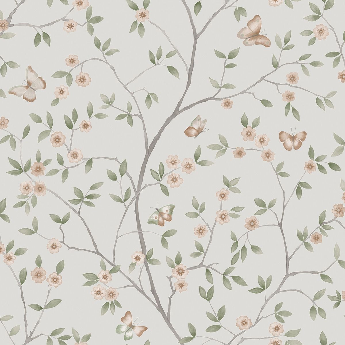 Butterfly Trail Wallpaper by Galerie (Blomstermala Collection)