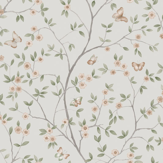 Butterfly Trail Wallpaper by Galerie (Blomstermala Collection)