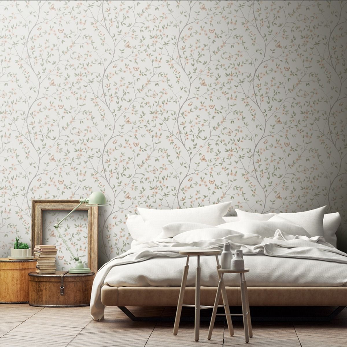 Butterfly Trail Wallpaper by Galerie (Blomstermala Collection)