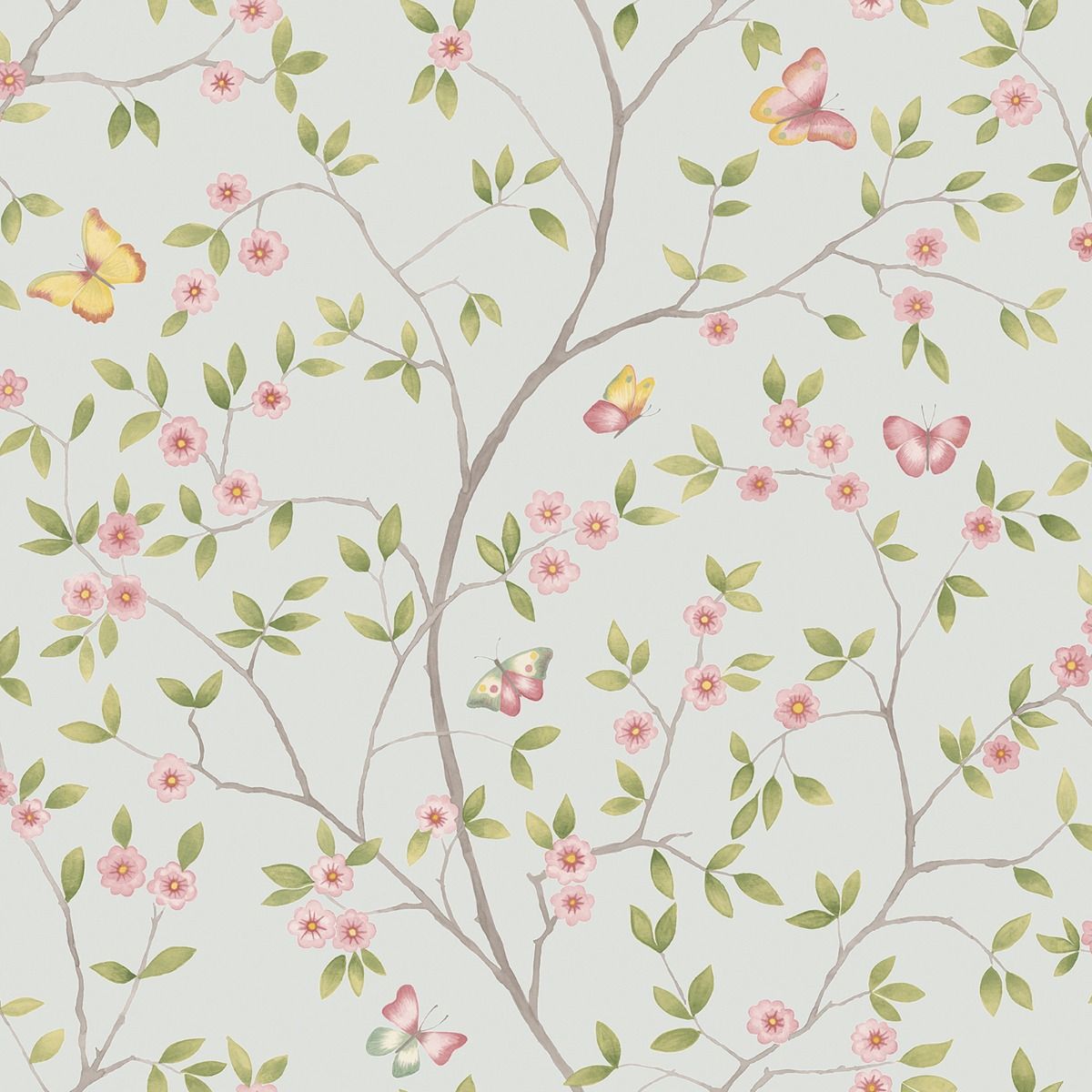 Butterfly Trail Wallpaper by Galerie (Blomstermala Collection)
