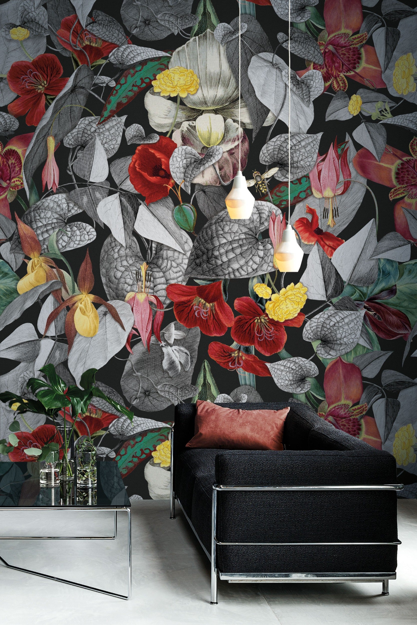 Gardenia Wallpaper by Fischbacher 1819