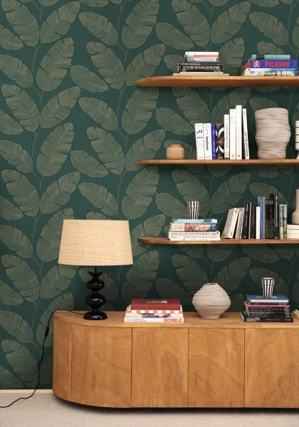 Moonlight Banana Tree Wallpaper by Caselio