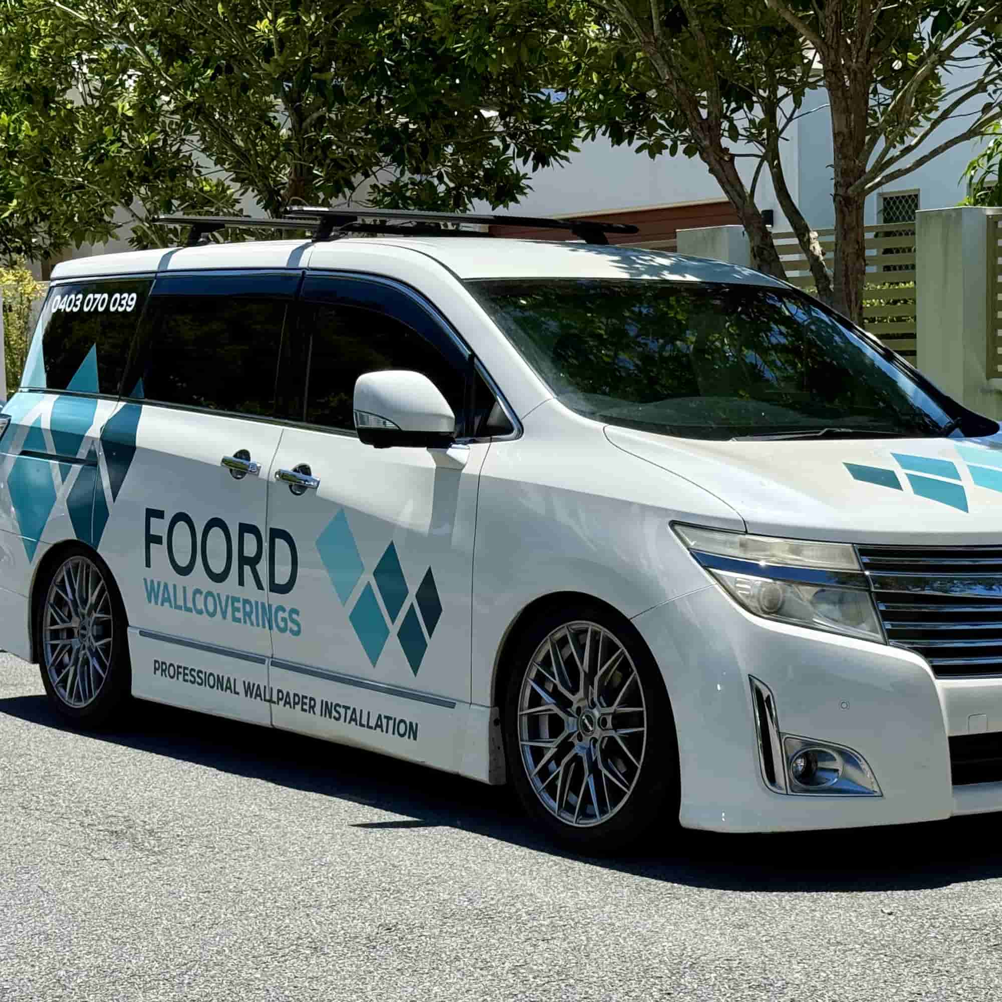 Foord wallcovering installation van