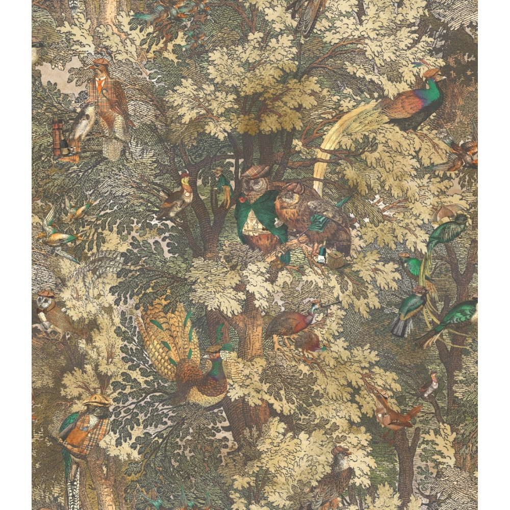 Gentlemen Birds Wallpaper by Brand McKenzie