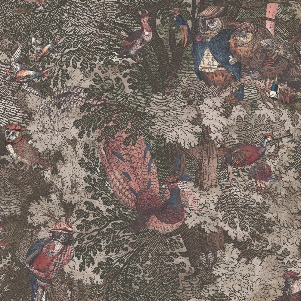 Gentlemen Birds Wallpaper by Brand McKenzie