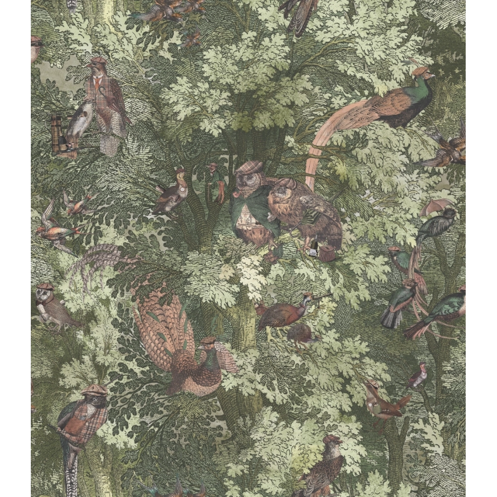 Gentlemen Birds Wallpaper by Brand McKenzie