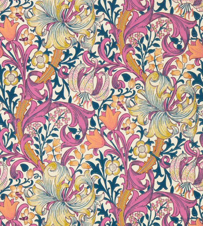Golden Lily Wallpaper by Morris & Co