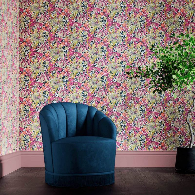 Golden Lily Wallpaper by Morris & Co