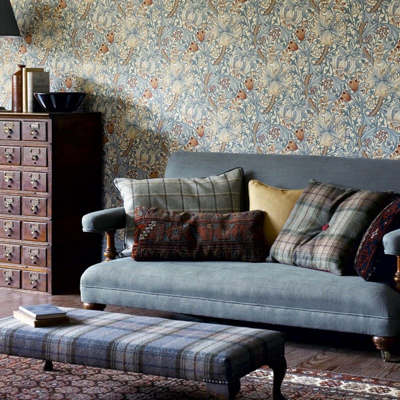 Golden Lily Wallpaper by Morris & Co