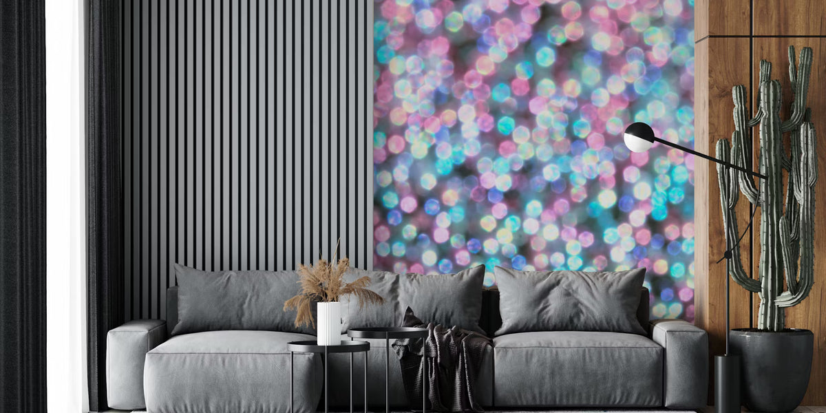 Tiffany Snow Glitter Mural by HappyWall