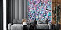 Tiffany Snow Glitter Mural by HappyWall