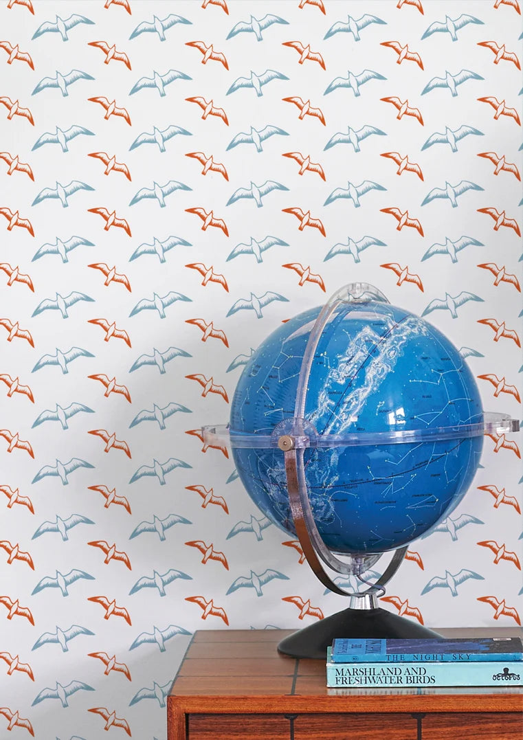 Gulls Wallpaper by Mini Moderns