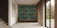Retro Aerobic Workout Light Mural by HappyWall