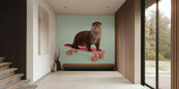 Skate Otter Mural by HappyWall
