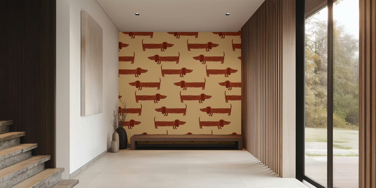 Teckel Mural by HappyWall