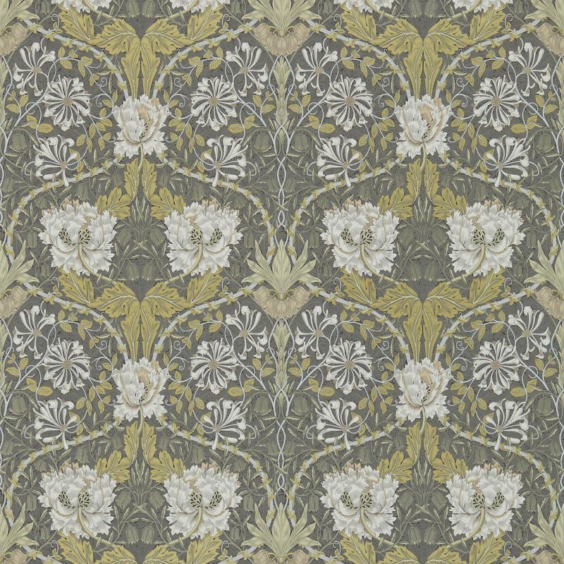 Honeysuckle & Tulip Wallpaper by Morris and Co