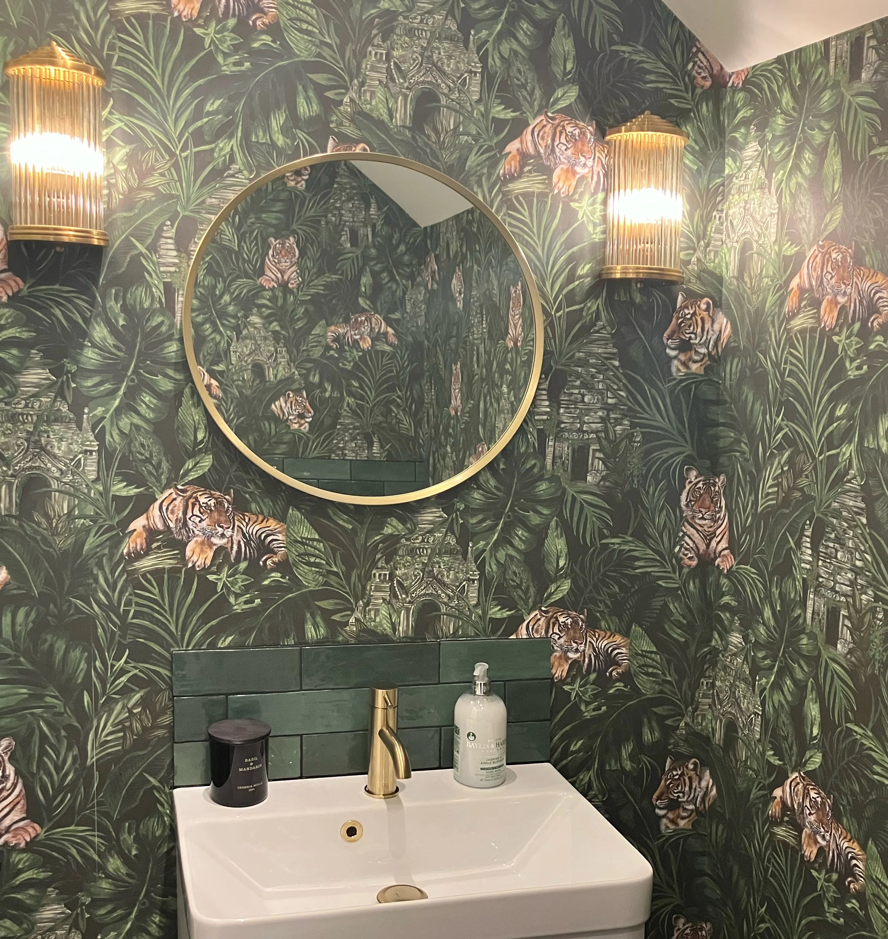 Tiger & Temple Wallpaper by Graduate Collection