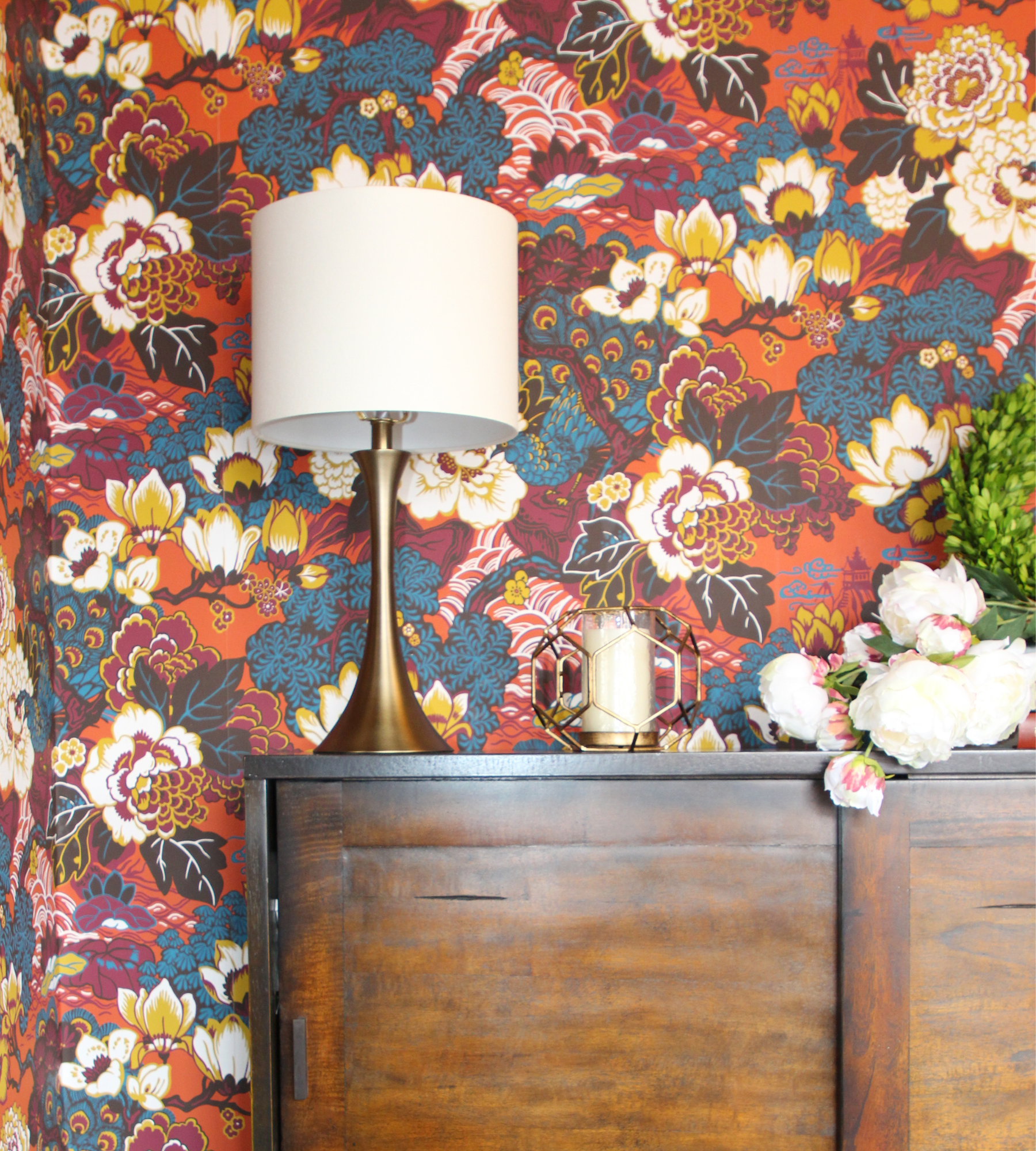 Shanghai Peacock Wallpaper by Schumacher