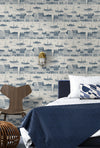 Postcard to Inger Wallpaper by Mini Moderns