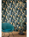 Labyrinth Doors Wallpaper by Casadeco