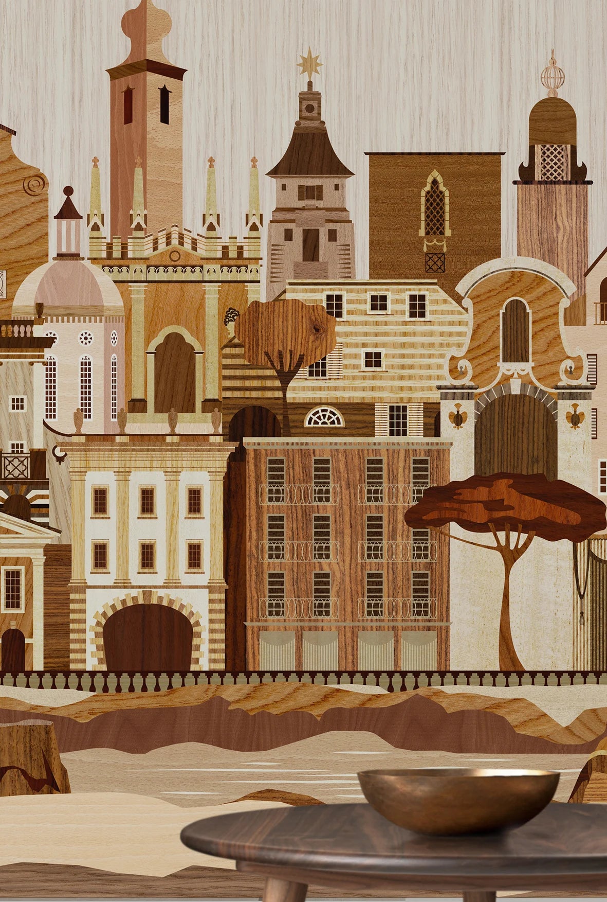 Italianate Mural by Mini Moderns