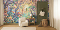 Enchanted Forest Journey Mural by HappyWall