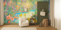 Toy Ducks Wallpaper Mural by HappyWall