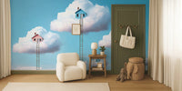 Skyward Dreams Mural by HappyWall