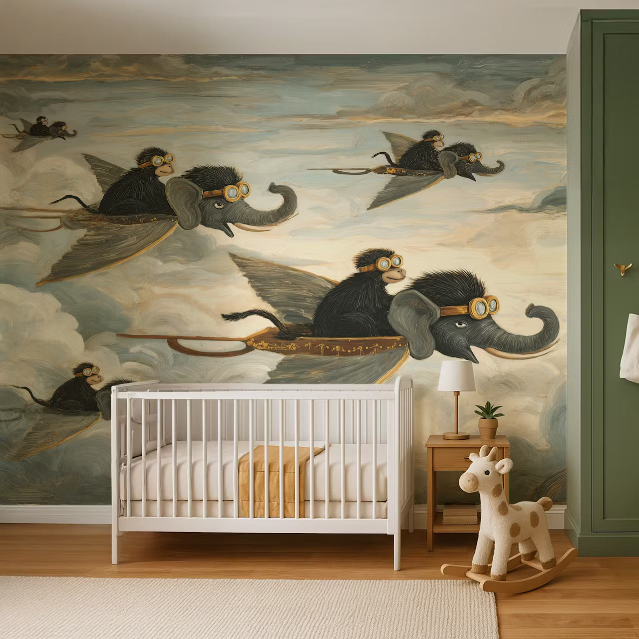 The Wild Flight Mural by HappyWall