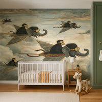 The Wild Flight Mural by HappyWall