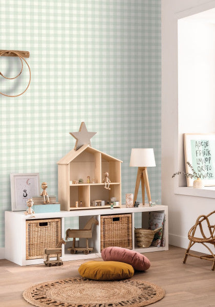 Victoria Gingham Wallpaper