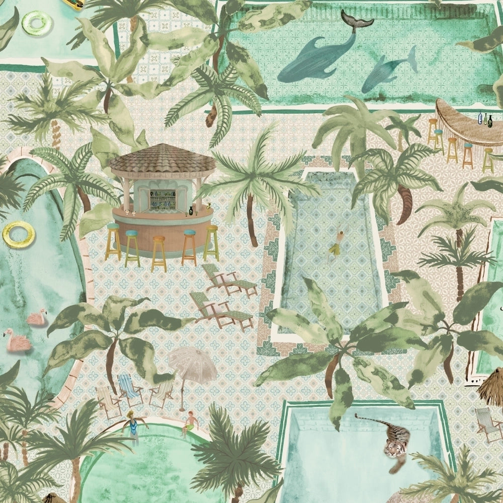 Lido Palm Wallpaper by Brand McKenzie