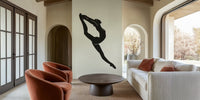 Black Ballerina Mural by HappyWall