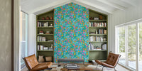 Pick A Posy Retro Boho Flowers Mural by HappyWall