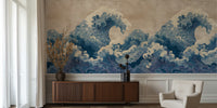 Oceanic Wave Adventure Mural by HappyWall