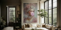 Marie Antoinette Bubble- Gum Mural by Happy Wall