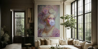 Marie Antoinette Bubble- Gum Mural by Happy Wall
