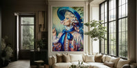 Rococo Revival Pompadour Mural by HappyWall