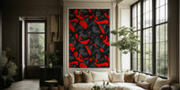 Panther on Fire Mural by HappyWall