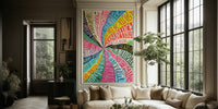Over the Rainbow Mural by HappyWall