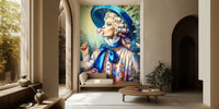 Rococo Revival Pompadour Mural by HappyWall