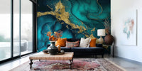Fancy Faux Marble  Mural by HappyWall