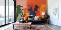 Canine Journey Mural by HappyWall