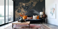 Fancy Faux Marble  Mural by HappyWall