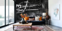 Locomotive Breath Mural by HappyWall