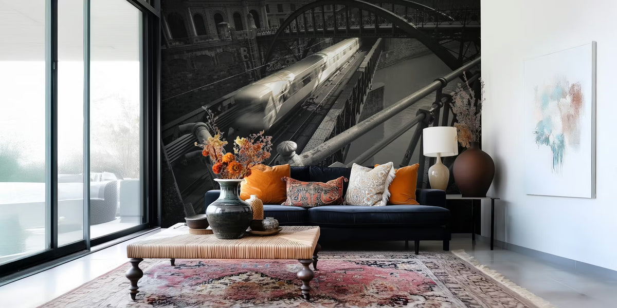 The Fast Line Mural by HappyWall