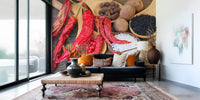 Spicy Kitchen Mural by HappyWall
